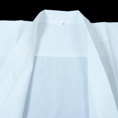 「薄型 普及木綿居合道衣 - 白・黒」 White Tetron Iaidogi