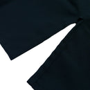 「薄型 普及木綿居合道衣 - 白・黒」 Iaidogi Backvent