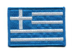 The flag of Greece Left chest