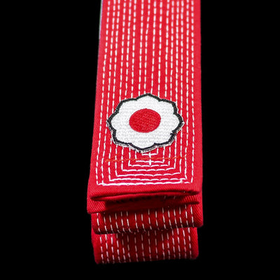フェルト芯入 競技用紅白帯「JRWK」