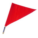 Triangular red flag for objections